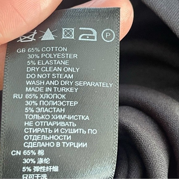 Reiss Long Sleeve Cold Shoulder Dress - Maroon w/ Reptile Print - Women's Size 0 - Picture 9 of 9